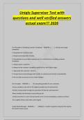 Uniqlo Supervisor Test with&NewLine;questions and well verified answers&NewLine;actual exam&excl;&excl;&excl; 2026