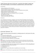 ALBERTA WELDING THIRD YEAR AIT FINAL EXAM &ndash; QUESTIONS AND ANSWERS &vert; VERIFIED AND&NewLine;WELL DETAILED ANSWERS &vert; PLUS RATIONALES &vert; GUARANTEED PASS &vert; LATEST EXAM UPDATE