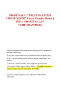 NR643 Advanced Health Assessment Final Exam &vert; 2026&sol;2027 Update &vert; Verified Questions and Answers &vert; Complete Review