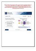 NSG 5140 Week 10 Final Exam Due 26th August Complete Actual Exam &NewLine;Questions 1- 100 Screenshots NSG 5140 Advanced Pathophysiology NSG5140 &NewLine;Online Exam Requires Respondus Lockdown Browser &plus; Webcam Exam &NewLine;Questions and Answers &vert; 100&percnt; Pass Guaranteed &vert; Grad