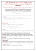 ATI RN Mental Health Proctored Exam Prep Guide 2026&sol;2027&colon; 200 Verified Questions & Answers Bank