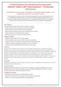 ATI RN Pediatrics Proctored Exam Prep Document &vert;&NewLine;2026&sol;2027 Edition &vert; 200 Verified Questions - 170 Questions&NewLine;with Answers