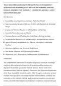 TEXAS REGISTERED ACCESSIBILITY SPECIALIST &lpar;RAS&rpar; LICENSING EXAM &NewLine;QUESTIONS AND ANSWERS &vert; EXAM TESTBANK WITH VERIFIED AND WELL&NewLine;DETAILED ANSWERS &vert; PLUS RATIONALES &vert; DOWNLOAD AND PASS &vert; LATEST&NewLine;EXAM UPDATE 2026&sol;2027