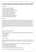 CLUB PILATES ANATOMY&sol;CERTIFICATION EXAM&rsqb; &ndash; QUESTIONS AND ANSWERS &vert; VERIFIED AND&NewLine;WELL DETAILED ANSWERS &vert; PLUS RATIONALES &vert; GUARANTEED PASS &vert; LATEST EXAM UPDAT