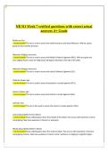 NR 511 Week 7 Verified Questions with Correct Answers A&plus; Grade 2026&sol;2027 &vert; Complete Graduate Nursing Study Guide