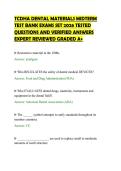 TCDHA&lowbar;DENTAL&lowbar;MATERIALS&lowbar;MIDTERM&lowbar;TEST&lowbar;BANK&lowbar;EXAMS&lowbar;SET&lowbar;2026&lowbar;TESTED&lowbar;QUESTIONS&period;p