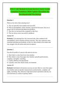PSYC 140 Module 6 Exam Review Study Guide &NewLine;Complete Solutions 2026 Update Questions for &NewLine;Developmental Psychology