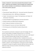 FLORIDA COMMUNITY ASSOCIATION MANAGER PRELICENSURE COURSE&NewLine;EXAM &ndash; QUESTIONS AND ANSWERS &vert; EXAM TESTBANK WITH VERIFIED AND&NewLine;WELL DETAILED ANSWERS &vert; PLUS RATIONALES &vert; DOWNLOAD AND PASS &vert;&NewLine;LATEST EXAM UPDATE 2026&sol;2027
