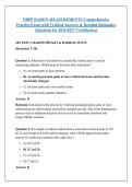 NRPP RADON MEASUREMENTS Comprehensive &NewLine;Practice Exam with Verified Answers & Detailed Rationales &NewLine;Questions for 2026&sol;2027 Certification