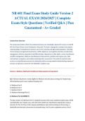 NR 601 Final Exam Study Guide Version 2 ACTUAL EXAM 2026&sol;2027 &vert; Complete Exam-Style Questions &vert; Verified Q&A &vert; Pass Guaranteed - A&plus; Graded&NewLine;&NewLine;