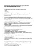 LPN TO RN FINAL QUESTIONS &vert; LPN TO RN FINAL EXAM STUDY GUIDE &vert; PRACTICE QUESTIONS & ANSWERS 2026&sol;2027