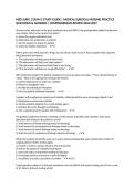 MED SURG 1 EXAM 2 STUDY GUIDE &vert; MEDICAL-SURGICAL NURSING PRACTICE QUESTIONS & ANSWERS &vert; COMPREHENSIVE REVIEW 2026&sol;2027