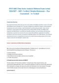 ISYE 6402 Time Series Analysis Midterm Exam Actual 2026&sol;2027 &ndash; 100&percnt; Verified &vert; Detailed Rationales &ndash; Pass Guaranteed &ndash; A&plus; Graded&NewLine;