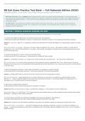 RN Exit Exam Practice Test Bank &vert; 160 Questions with Verified Answers and Rationales &vert; 2026 Latest Edition