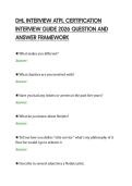 DHL INTERVIEW ATPL CERTIFICATION&NewLine;INTERVIEW GUIDE 2026 QUESTION AND&NewLine;ANSWER FRAMEWORK