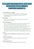 UCLA BDP MIDTERM FINAL TEST 2026 QUESTIONS WITH CORRECT ANSWERS GRADED A&plus;