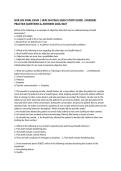 NUR 504 FINAL EXAM &vert; NUR 504 FINAL EXAM STUDY GUIDE &vert; NURSING PRACTICE QUESTIONS & ANSWERS 2026&sol;2027