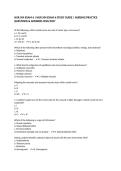NUR 504 EXAM 6 &vert; NUR 504 EXAM 6 STUDY GUIDE &vert; NURSING PRACTICE QUESTIONS & ANSWERS 2026&sol;2027