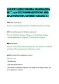 UNE&lowbar;PATHOPHYSIOLOGY&lowbar;EXAMINATION&lowbar;TEST&lowbar;2026&lowbar;TEST&lowbar;PAPER&lowbar;QUESTIONS&lowbar;AND