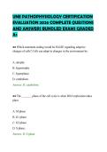 UNE&lowbar;PATHOPHYSIOLOGY&lowbar;CERTIFICATION&lowbar;EVALUATION&lowbar;2026&lowbar;COMPLETE&lowbar;QUESTIONS