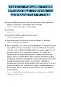 UTA FOUNDATIONS 1 PRACTICE EXAMINATION 2026 QUESTIONS WITH ANSWERS GRADED A&plus;&period;pdf&NewLine;&NewLine;