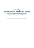 WGU C836 Fundamentals of Information Security &ndash; Western Governors University &lpar;WGU&rpar; &ndash; 2026&sol;2027 Academic Year &ndash; Comprehensive Objective Assessment &lpar;OA&rpar; Review