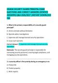 Hawaii Security Guard Principal Exam Questions and Correct Answers 2026 &ndash; Complete Licensing Practice Test & Study Guide