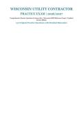 Wisconsin Utility Contractor Practice Exam &ndash; Wisconsin Department of Safety and Professional Services &lpar;DSPS&rpar; &ndash; 2026&sol;2027 Academic Year &ndash; 150 Practice Questions with Answer Key and Detailed Rationales
