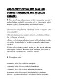 WEBCE&lowbar;CERTIFICATION&lowbar;TEST&lowbar;BANK&lowbar;2026&lowbar;COMPLETE&lowbar;QUESTIONS&lowbar;AND&lowbar;ACCURATE