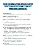 WGU C214 PRACTICE OA FINAL TEST 2026 QUESTIONS WITH CORRECT ANSWERS GRADED A&plus;&period;pdf&NewLine;&NewLine;
