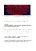 MIKE'S ULTIMATE MECHANICS&NewLine;REVIEW&comma; NEIEP MECHANICS EXAM&NewLine;GRADE A&plus; COMPLETE EXAM&NewLine;QUESTIONS AND 100&percnt; VERIFIED&NewLine;ANSWERS &lpar;2026&sol;2027&rpar; PASS&NewLine;GUARANTEE
