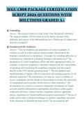 WGU C808 PACKAGE CERTIFICATION SCRIPT 2026 QUESTIONS WITH SOLUTIONS GRADED A&plus;&period;pdf&NewLine;&NewLine;