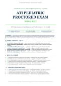 ATI Pediatric Proctored Exam &ndash; Assessment Technologies Institute &lpar;ATI&rpar; &ndash; 2026&sol;2027 Academic Year &ndash; 70 Verified Questions with NGN-Style Case Scenarios and Detailed Rationales