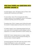 WGU D001 PAPER 2026 QUESTIONS WITH ANSWERS GRADED A&plus;&period;