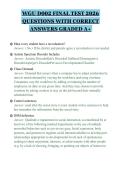 WGU D002 FINAL TEST 2026 QUESTIONS WITH CORRECT ANSWERS GRADED A&plus;
