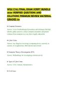 WGU&lowbar;C702&lowbar;FINAL&lowbar;EXAM&lowbar;SCRIPT&lowbar;BUNDLE&lowbar;2026&lowbar;VERIFIED&lowbar;QUESTIONS&lowbar;AND&lowbar;SOLUTIONS