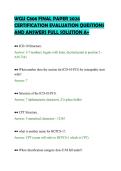 WGU&lowbar;C808&lowbar;FINAL&lowbar;PAPER&lowbar;2026&lowbar;CERTIFICATION&lowbar;EVALUATION&lowbar;QUESTIONS&lowbar;AND