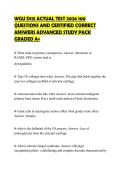 WGU&lowbar;D115&lowbar;ACTUAL&lowbar;TEST&lowbar;2026&lowbar;100&lowbar;QUESTIONS&lowbar;AND&lowbar;CERTIFIED&lowbar;CORRECT&lowbar;ANSWERS