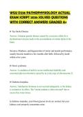 WGU&lowbar;D236&lowbar;PATHOPHYSIOLOGY&lowbar;ACTUAL&lowbar;EXAM&lowbar;SCRIPT&lowbar;2026&lowbar;SOLVED&lowbar;QUESTIONS