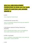 WGU&lowbar;D276&lowbar;WEB&lowbar;DEVELOPMENT&lowbar;FOUNDATIONS&lowbar;OA&lowbar;EXAM&lowbar;2026&lowbar;TEST&lowbar;BANK&lowbar;COMPLETE