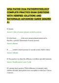 WGU&lowbar;PATHO&lowbar;D236&lowbar;PATHOPHYSIOLOGY&lowbar;COMPLETE&lowbar;PRACTICE&lowbar;EXAM&lowbar;QUESTIONS