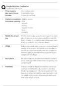 Google Ads Video Certification &sol; Score 100&percnt; Study Guide &sol; 2025 New Version &sol; YouTube Advertising Exam Prep&NewLine;&NewLine;