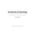 Summary -  Psychology