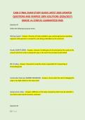 CAIB 3 FINAL EXAM STUDY GUIDE LATEST 2026 UPDATED &NewLine;QUESTIONS AND VERIFIED 100&percnt; SOLUTIONS &lpar;2026&sol;2027&rpar; &NewLine;GRADE&colon; A&plus;&vert;STATUS&colon; GUARANTEED PASS
