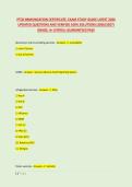 PTCB IMMUNIZATION CERTIFICATE&comma; EXAM STUDY GUIDE LATEST 2026 &NewLine;UPDATED QUESTIONS AND VERIFIED 100&percnt; SOLUTIONS &lpar;2026&sol;2027&rpar; &NewLine;GRADE&colon; A&plus;&vert;STATUS&colon; GUARANTEED PASS
