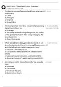 IAHSS Basic Officer Certification &sol; Score 100&percnt; Exam Questions &sol; 2025-2026 New Version &sol; Healthcare Security Test Bank&NewLine;&NewLine;