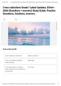 Cwea collections Grade 1 Latest Updates&comma; EXAM - 2026 &lpar;Questions &plus; Answers&rpar; Study Guide&comma; Practice Questions&comma; Solutions&comma; Answers&comma;&NewLine;&NewLine;&NewLine;