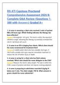 RN ATI Capstone Proctored Comprehensive Assessment 2026 B&colon; Complete Q&A Review &lpar;Questions 1-300 with Answers&rpar; Graded A&plus;