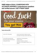 N580 Midterm EXAM&comma; &vert;&vert; QUESTIONS WITH ACCURATE ANSWERS &vert;&vert; comprehensive questions and verified answers &vert; GET IT RIGHT &vert;2026&excl;&NewLine;&NewLine;&NewLine;