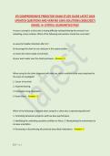 ATI COMPREHENSIVE PREDICTOR EXAM STUDY GUIDE LATEST 2026 &NewLine;UPDATED QUESTIONS AND VERIFIED 100&percnt; SOLUTIONS &lpar;2026&sol;2027&rpar; &NewLine;GRADE&colon; A&plus;&vert;STATUS&colon; GUARANTEED PASS 
